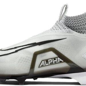 Nike Alpha Menace Elite 3 CT6648-100 White-Black Men's Football Cleats 11.5 New